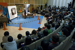 世田谷美術館　公開制作風景